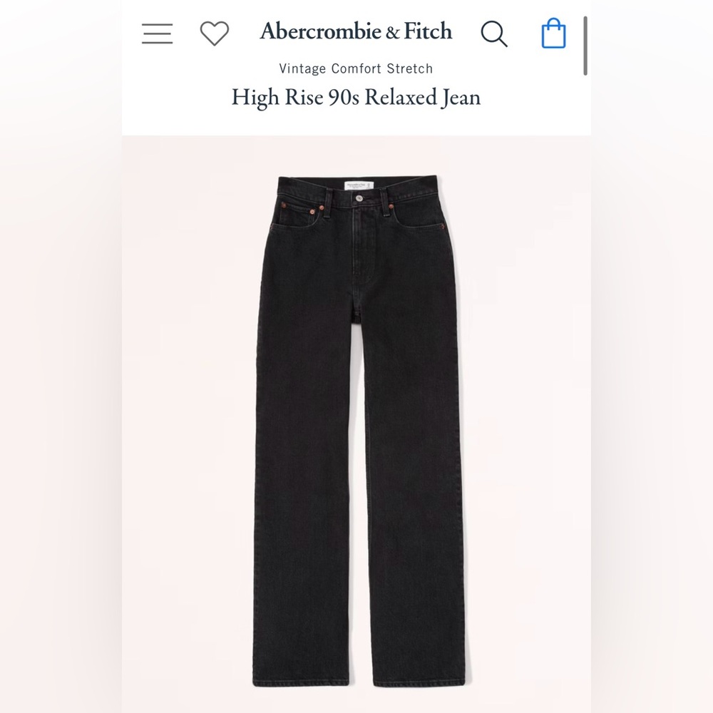 Abercrombie & Fitch High Rise 90s Relaxed Jeans
